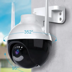 WiFi 4K Wireless Camera, 360 Motion Tracking, Nightvision, Audio